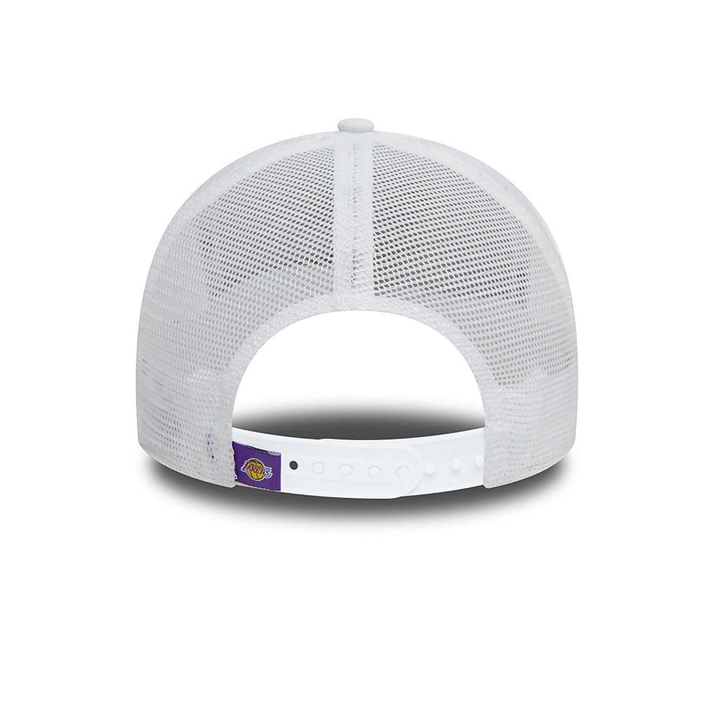 NEW ERA 9FORTY A-FRAME LA LAKERS TRUCKER WHITE MEN CAP - Cap On