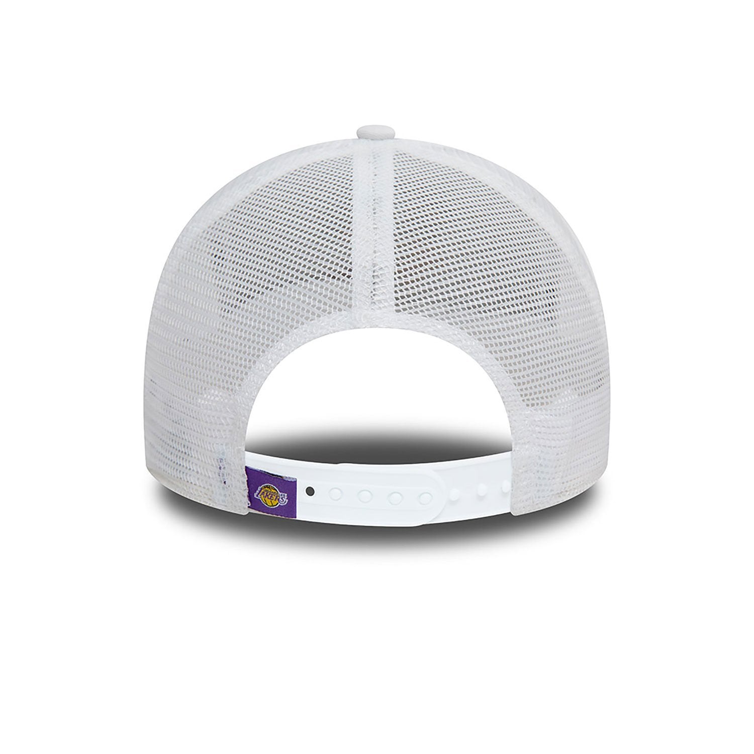NEW ERA 9FORTY A-FRAME LA LAKERS TRUCKER WHITE MEN CAP - Cap On