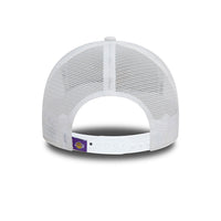 NEW ERA 9FORTY A-FRAME LA LAKERS TRUCKER WHITE MEN CAP - Cap On