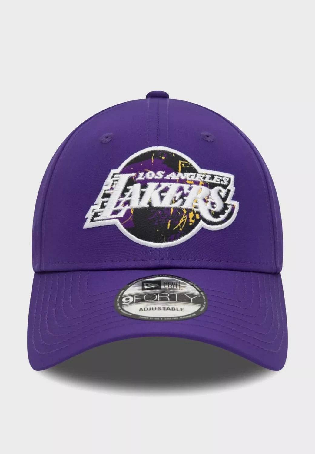 New Era 9Forty Los Angeles Lakers Print Infill Cap - Cap On