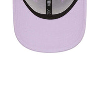 New Era 9FORTY Women New York Yankees League Essential Adjustable Purple Cap - Cap On
