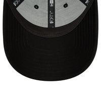 New Era Brooklyn Nets NBA Infill Black 9FORTY Adjustable Cap - Cap On