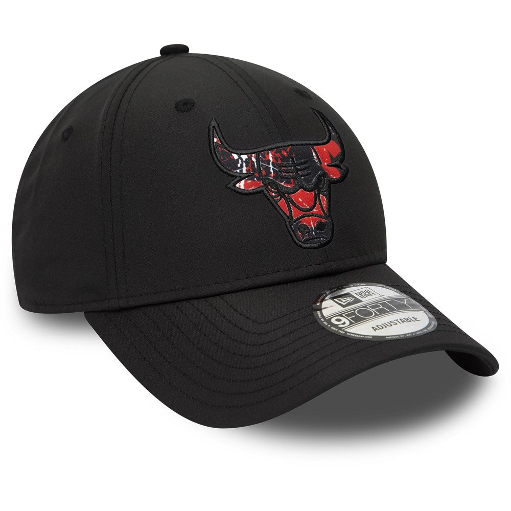 New Era Chicago Bulls Print Infill 9FORTY Cap - Cap On