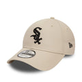 New Era Chicago White Sox League Essential Light Beige 9FORTY Adjustable Cap - Cap On