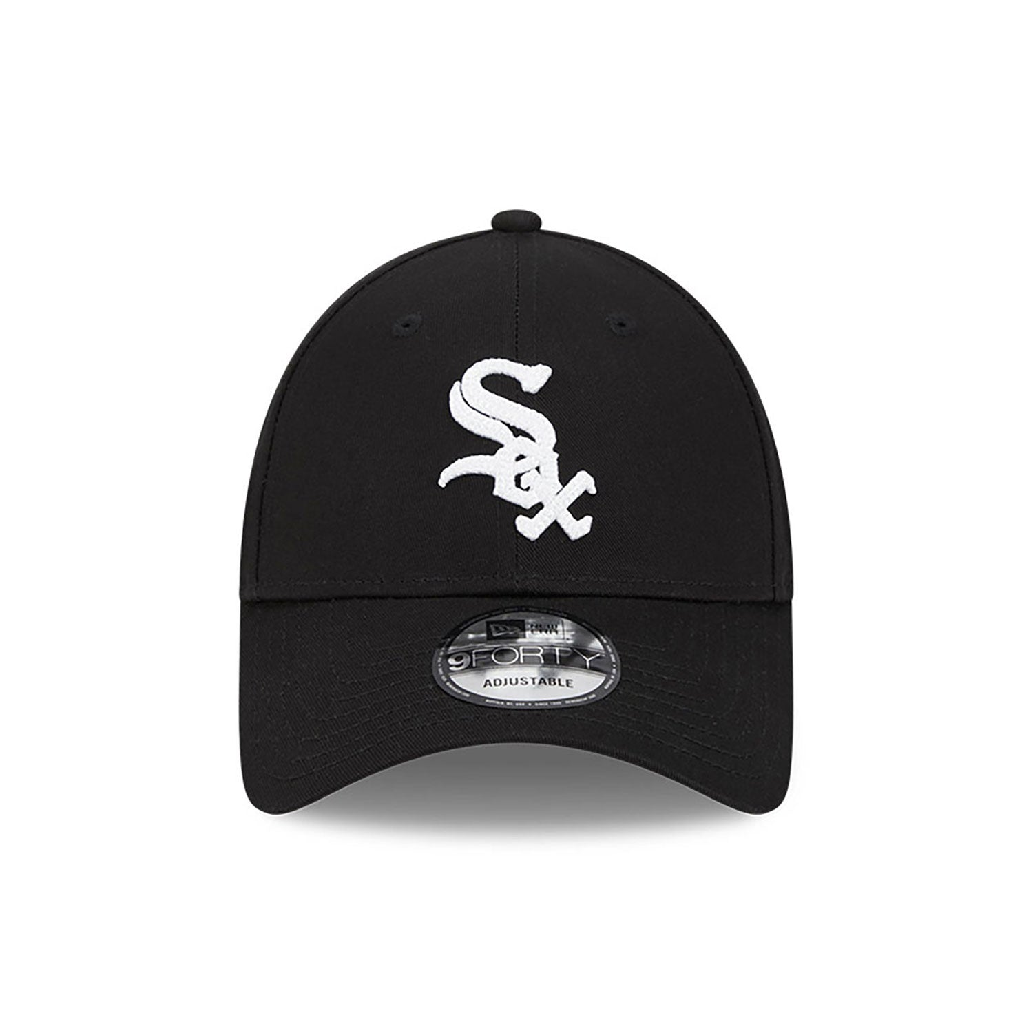 New Era Chicago White Sox New Traditions Black 9FORTY Adjustable Cap - Cap On