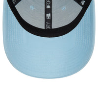 New Era Essential Pastel Blue 9FORTY Adjustable Cap - Cap On