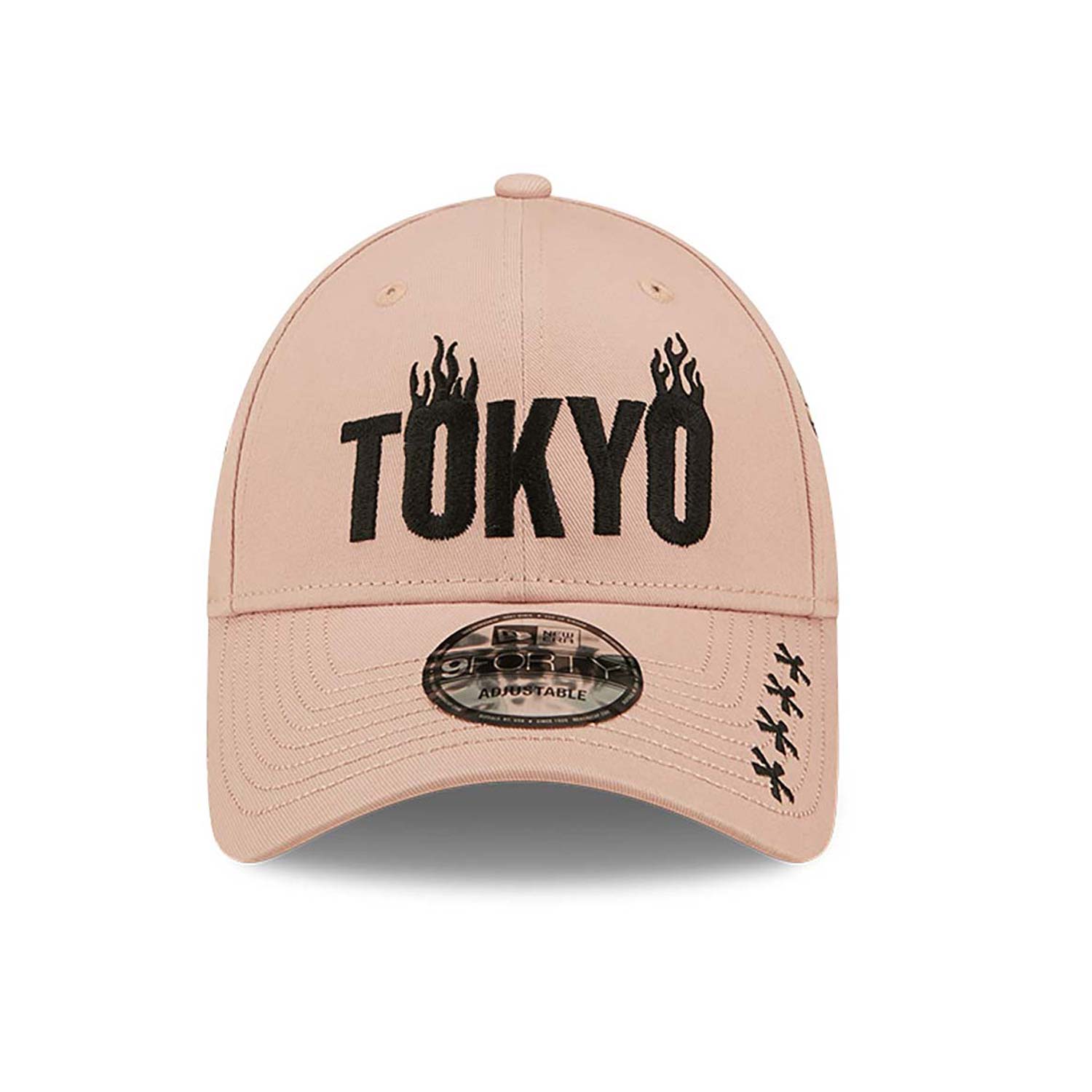 New Era Graphic Pink 9FORTY Adjustable Cap - Cap On