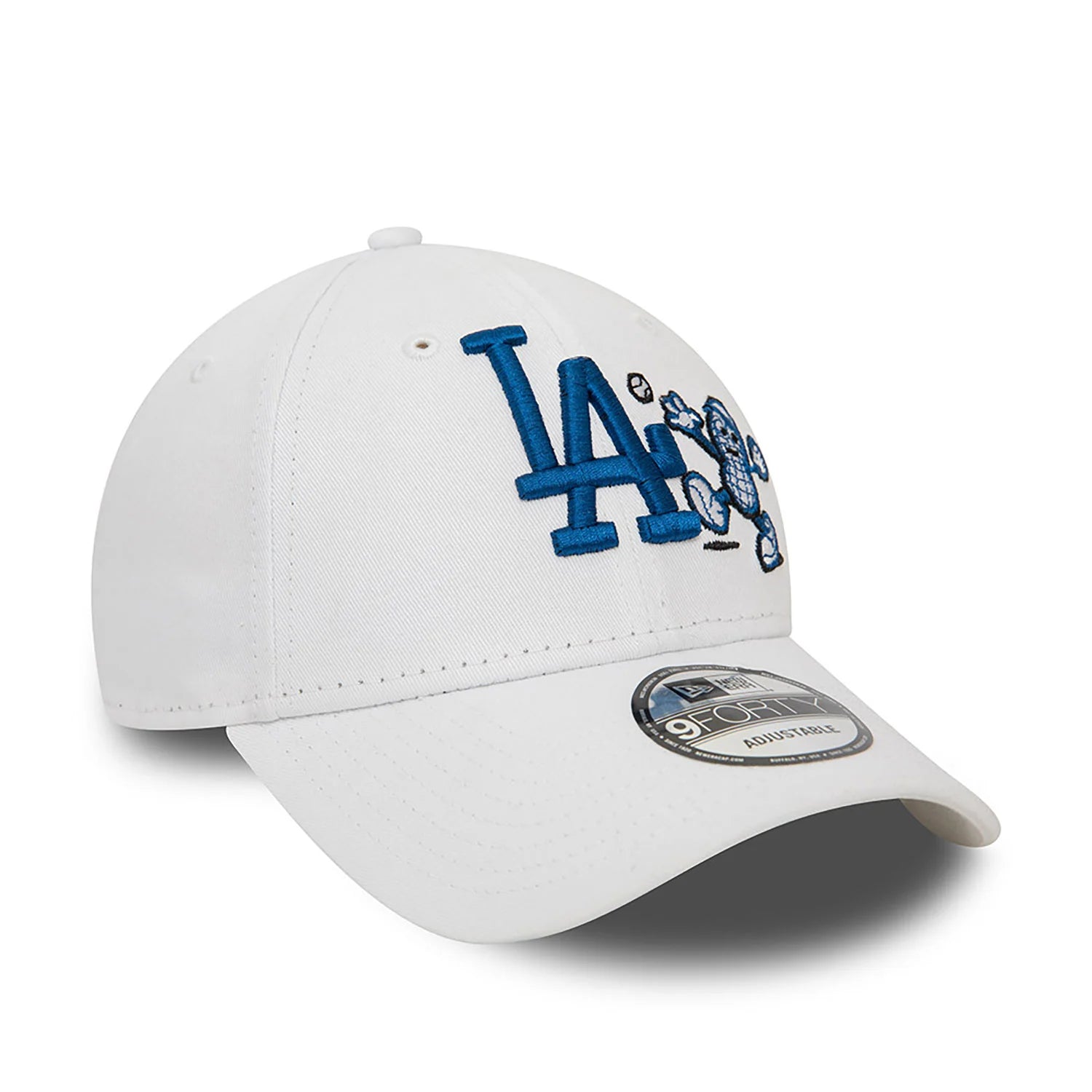 New Era LA Dodgers Food Character White 9FORTY Adjustable Cap - Cap On