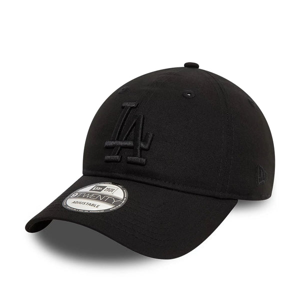 New Era LA Dodgers League Essential Black 9TWENTY Adjustable Cap - Cap On