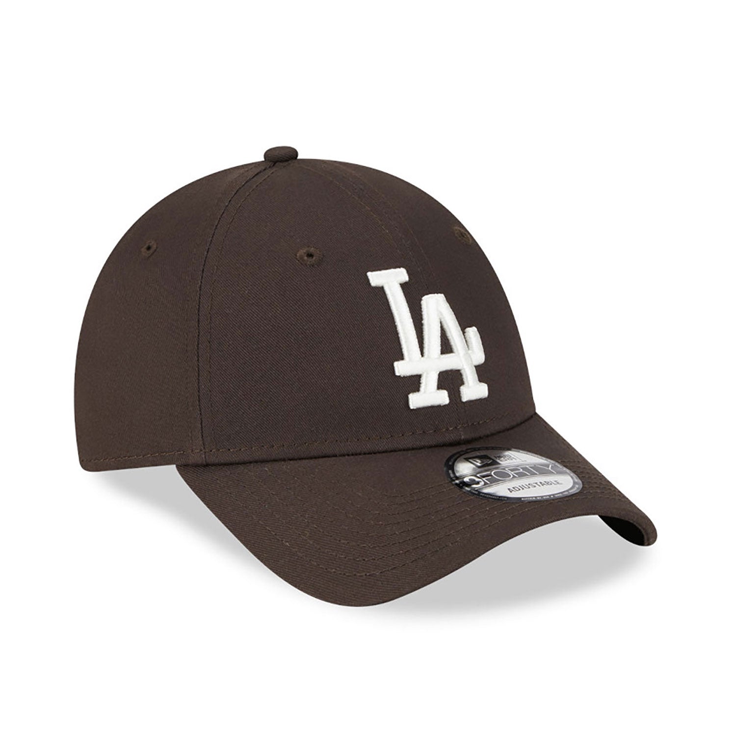 New Era LA Dodgers League Essential Brown 9FORTY Adjustable Cap 9FORTY - Cap On