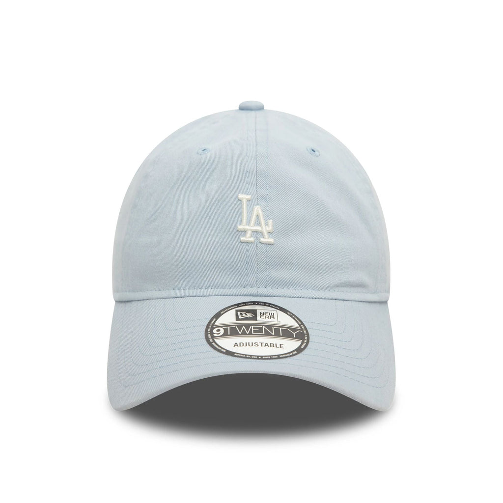 New Era LA Dodgers Mini Washed Pastel Blue 9TWENTY Adjustable Cap - Cap On