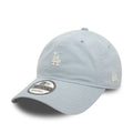 New Era LA Dodgers Mini Washed Pastel Blue 9TWENTY Adjustable Cap - Cap On