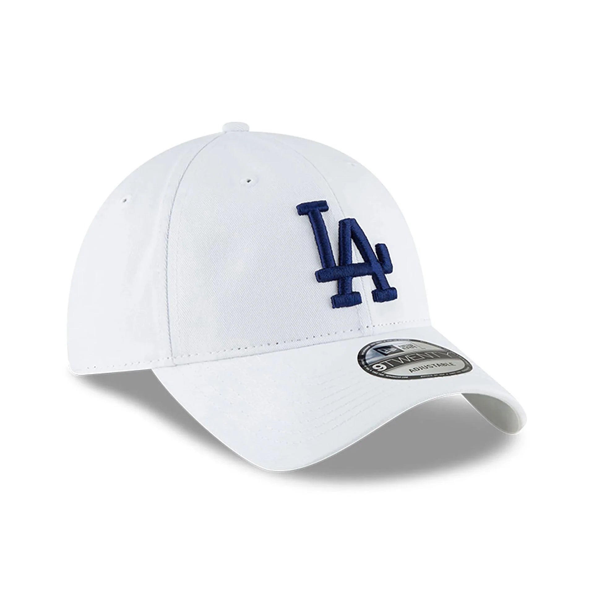 New Era LA Dodgers MLB Core Classic White 9TWENTY Adjustable Cap - Cap On
