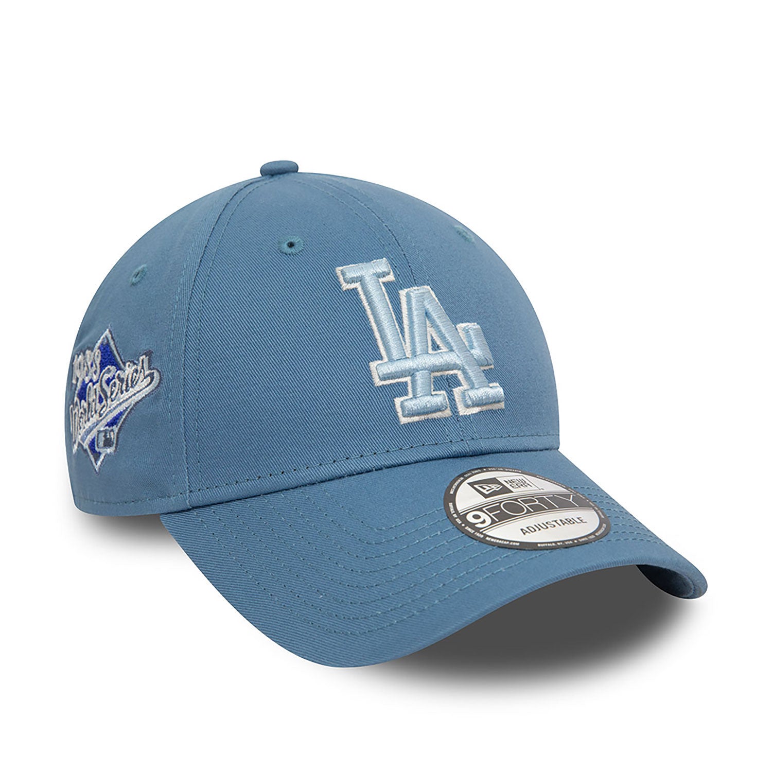 New Era LA Dodgers MLB Patch Blue 9FORTY Adjustable Cap - Cap On