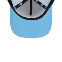 New Era LA Dodgers Tonal Mesh Blue A-Frame Trucker Cap - Cap On