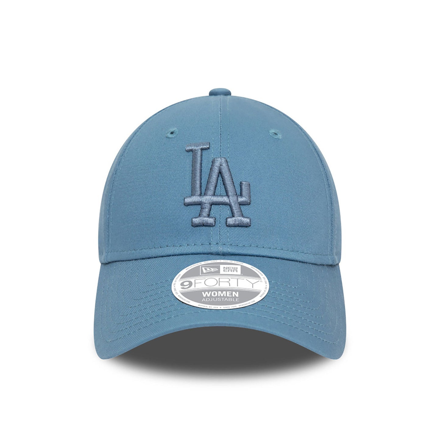 New Era LA Dodgers Womens League Essential Blue 9FORTY Adjustable Cap - Cap On