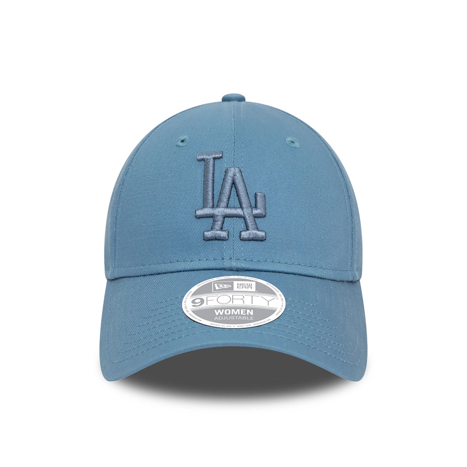 New Era LA Dodgers Womens League Essential Blue 9FORTY Adjustable Cap - Cap On