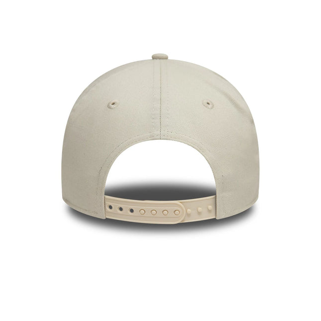 New Era LA Dodgers World Series Patch Cream 9FORTY A-Frame Adjustable Cap - Cap On