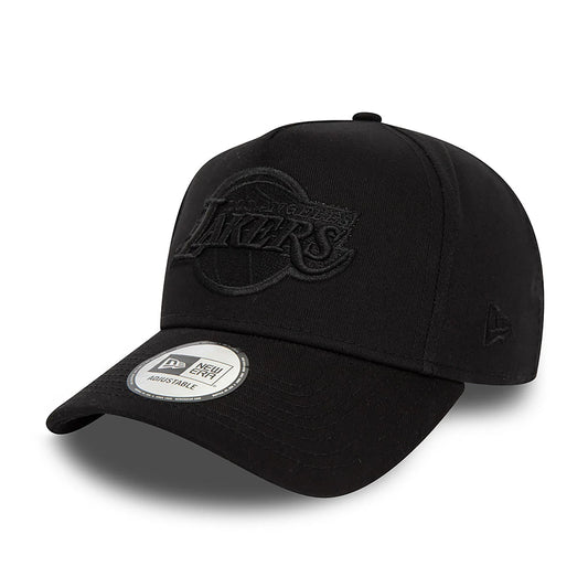 New Era LA Lakers NBA Seasonal Black E-Frame Trucker Cap - Cap On
