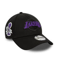 New Era LA Lakers NBA Side Patch Black 9FORTY Adjustable Cap - Cap On