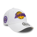 New Era LA Lakers NBA White 9FORTY Adjustable Cap - Cap On