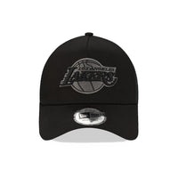New Era LA Lakers Tonal Black A-Frame Trucker Cap - Cap On