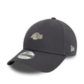New Era Los Angeles Lakers 9FORTY Metallic Pin Graphite Cap - Cap On