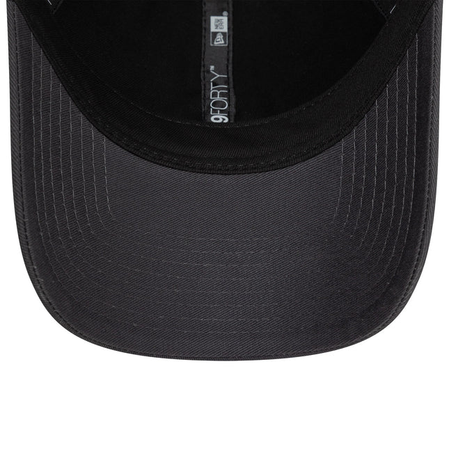New Era Los Angeles Lakers 9FORTY Metallic Pin Graphite Cap - Cap On