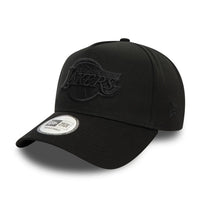 New Era Los Angeles Lakers E-Frame Monochrome Black Cap - Cap On