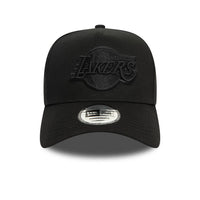 New Era Los Angeles Lakers E-Frame Monochrome Black Cap - Cap On