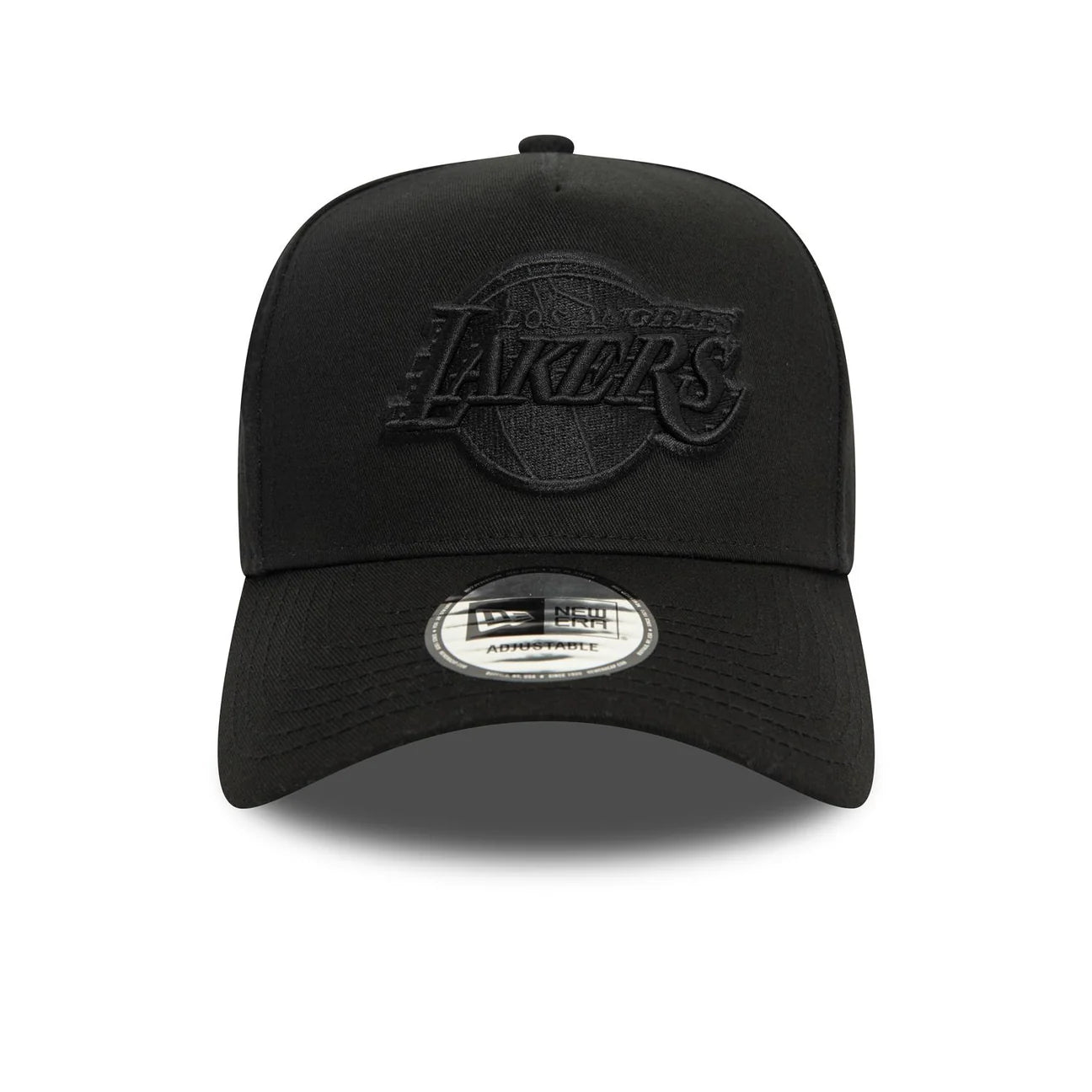 New Era Los Angeles Lakers E-Frame Monochrome Black Cap - Cap On