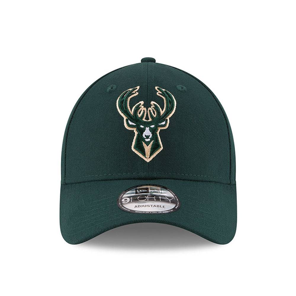 New Era Milwaukee Bucks The League Green 9FORTY Cap - Cap On