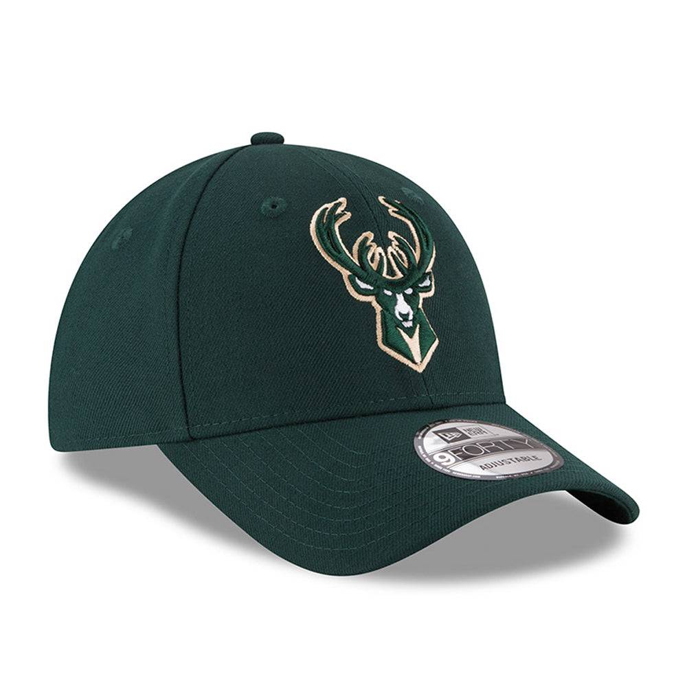 New Era Milwaukee Bucks The League Green 9FORTY Cap - Cap On