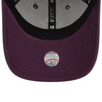 New Era New York Yankees 9FORTY League Essential Dark Purple Cap - Cap On