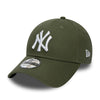 New Era New York Yankees 9FORTY League Essential Olive Cap (Youth) - Cap On