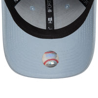 New Era New York Yankees Child League Essential Pastel Blue 9FORTY Adjustable Cap - Cap On