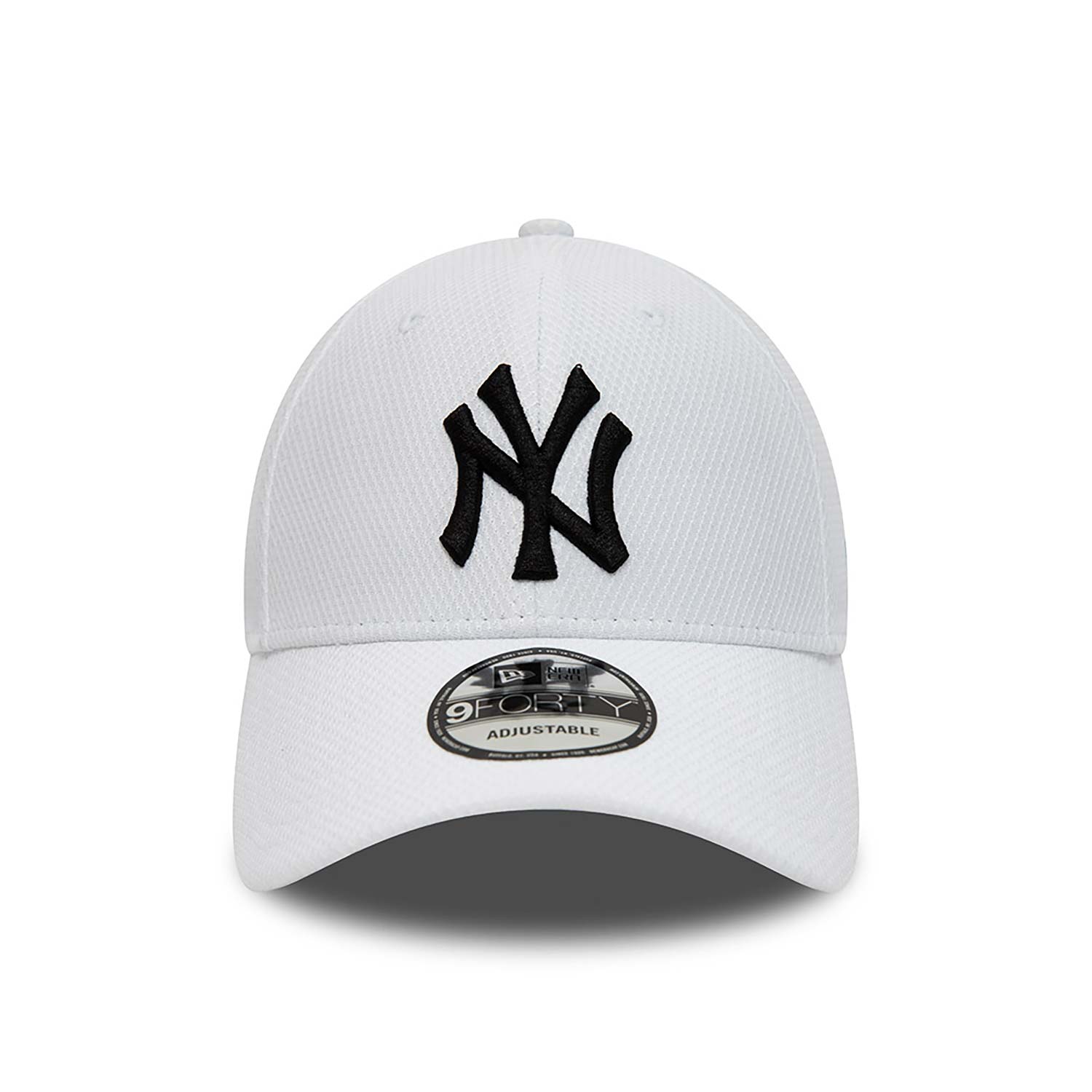 New Era New York Yankees Diamond Era Essential White 9FORTY Adjustable Cap - Cap On