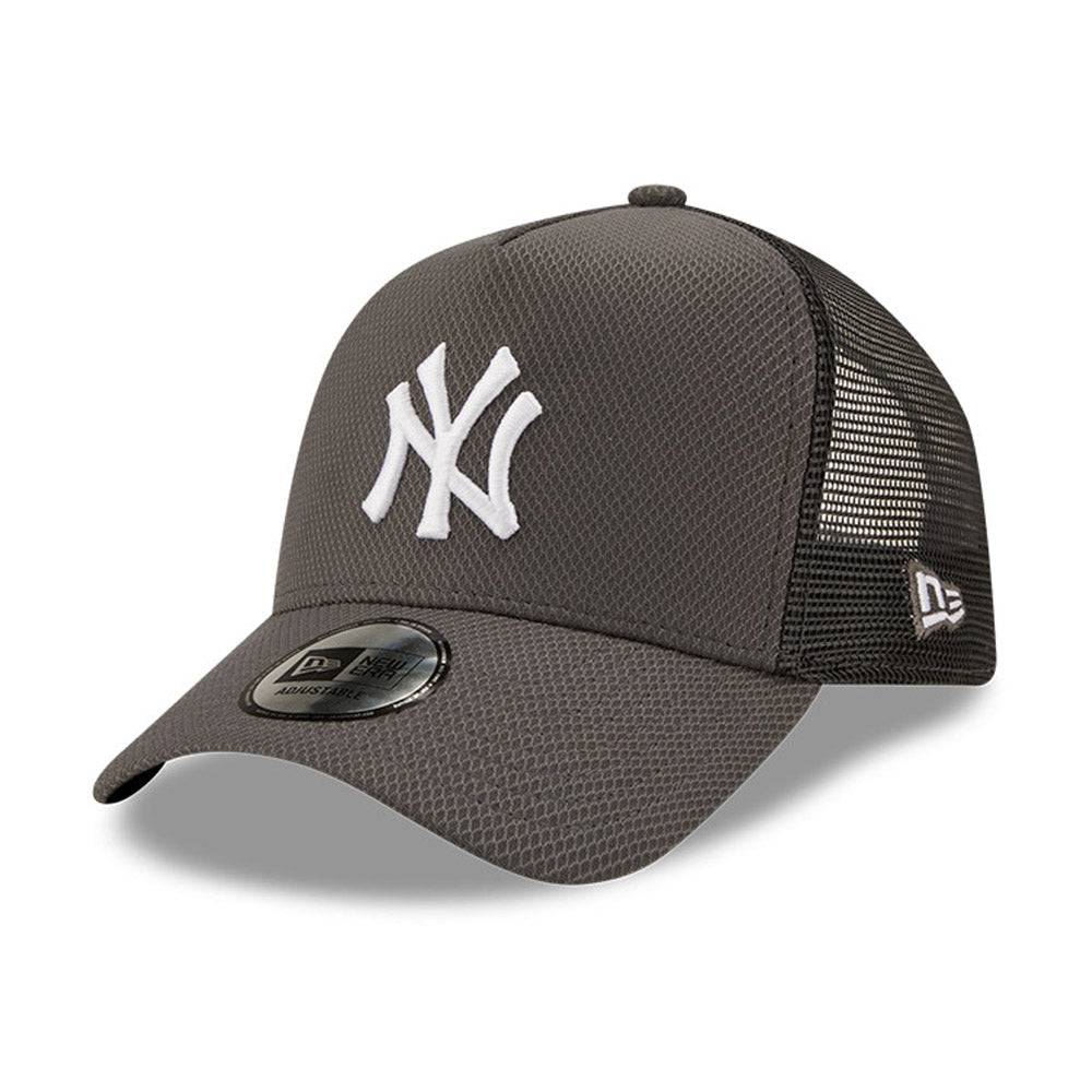 New Era New York Yankees Diamond Era Grey A-Frame Trucker Cap - Cap On