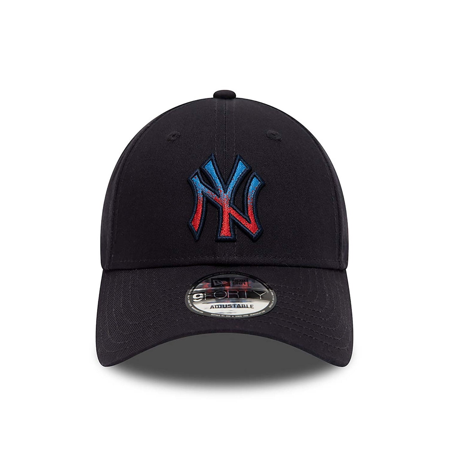 New Era New York Yankees Gradient Infill Navy 9FORTY Adjustable Cap - Cap On