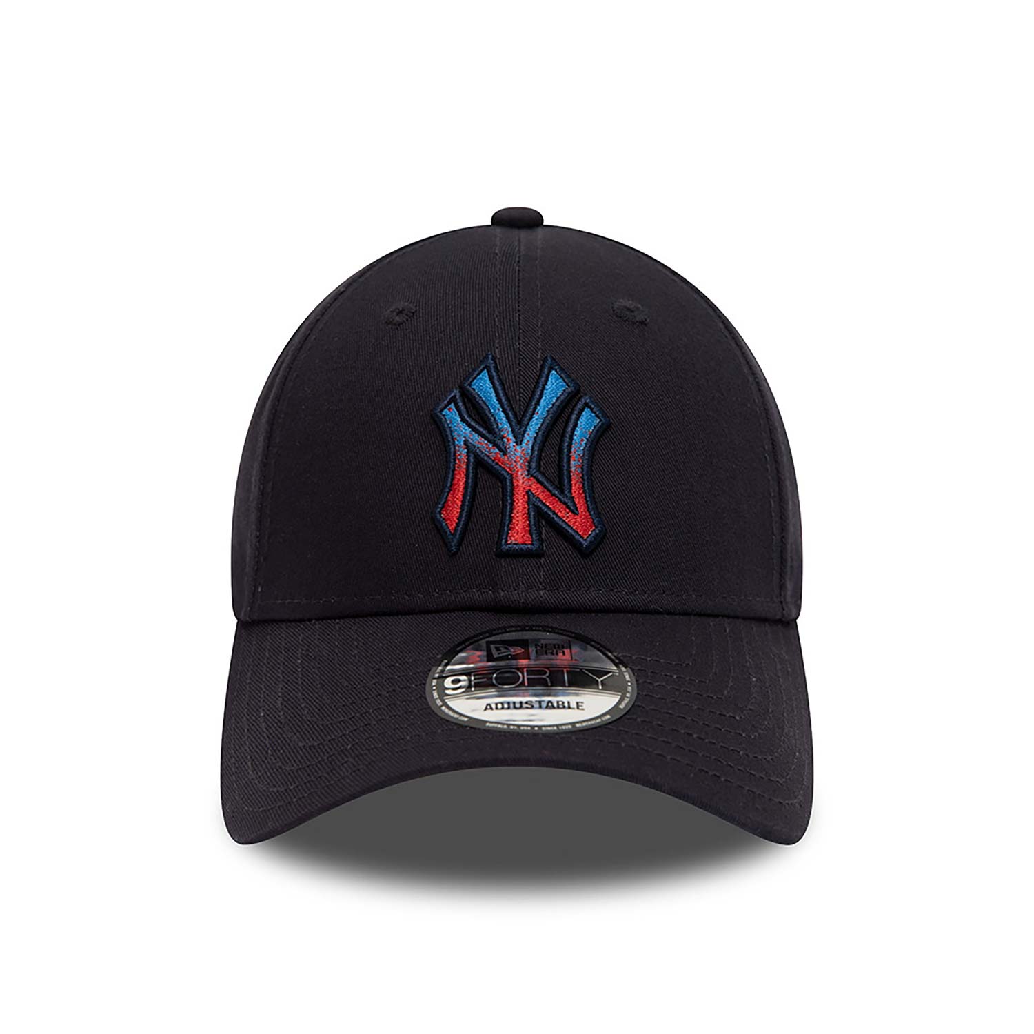 New Era New York Yankees Gradient Infill Navy 9FORTY Adjustable Cap - Cap On