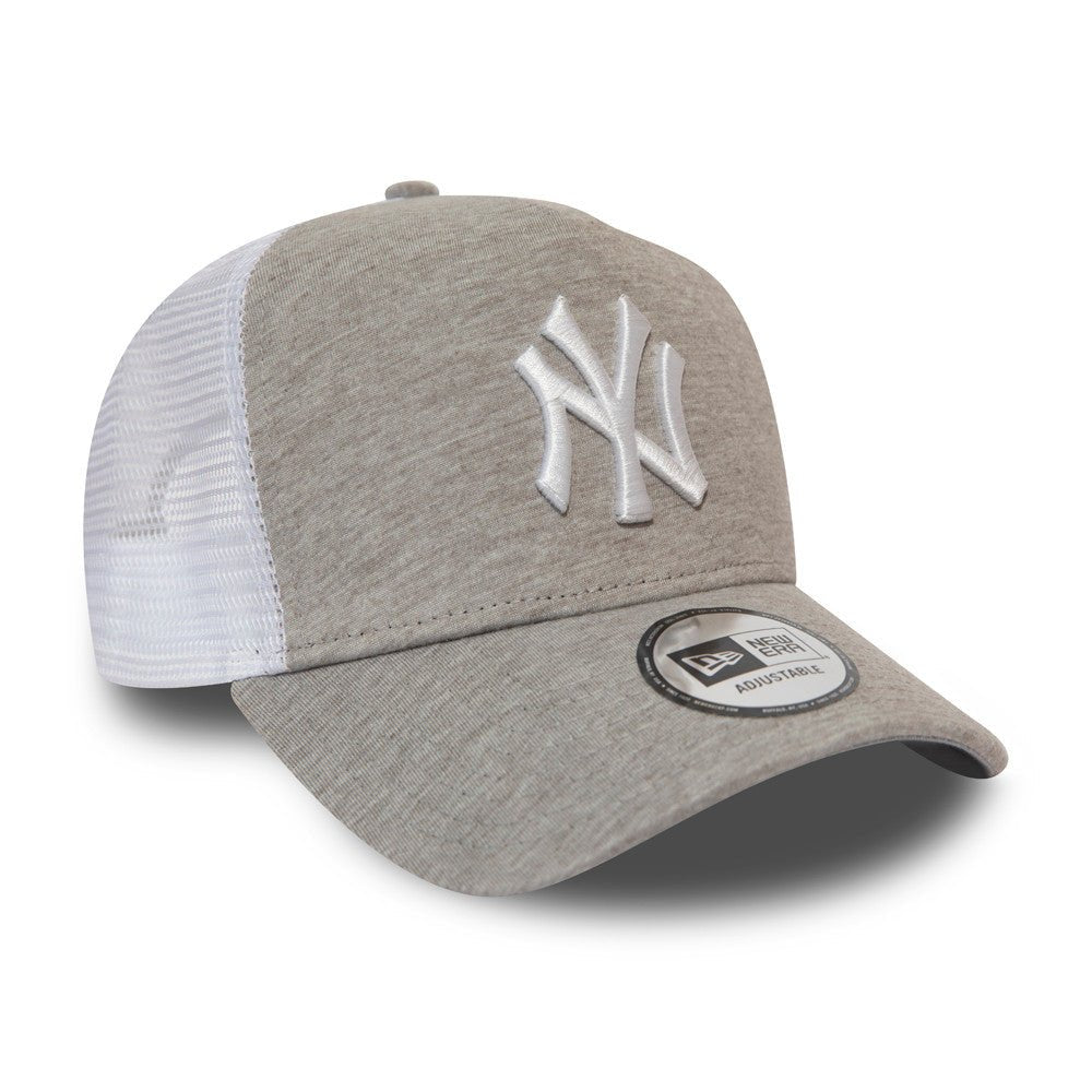 New Era New York Yankees Jersey Essential Grey A-Frame Trucker Cap - Cap On