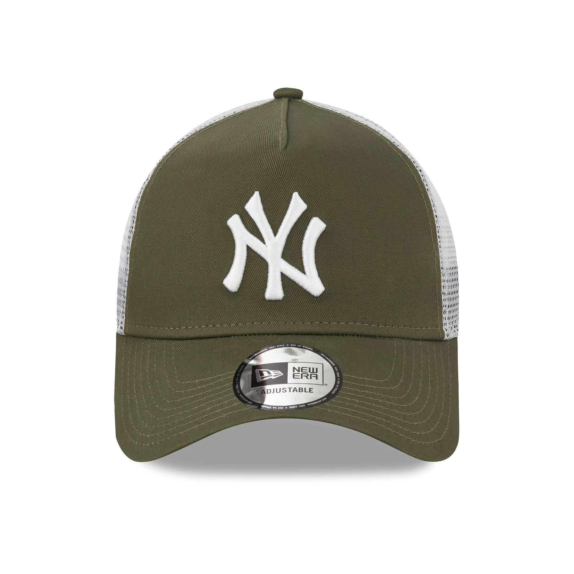 New Era New York Yankees Khaki A-Frame Trucker Cap - Cap On