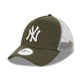 New Era New York Yankees Khaki A-Frame Trucker Cap