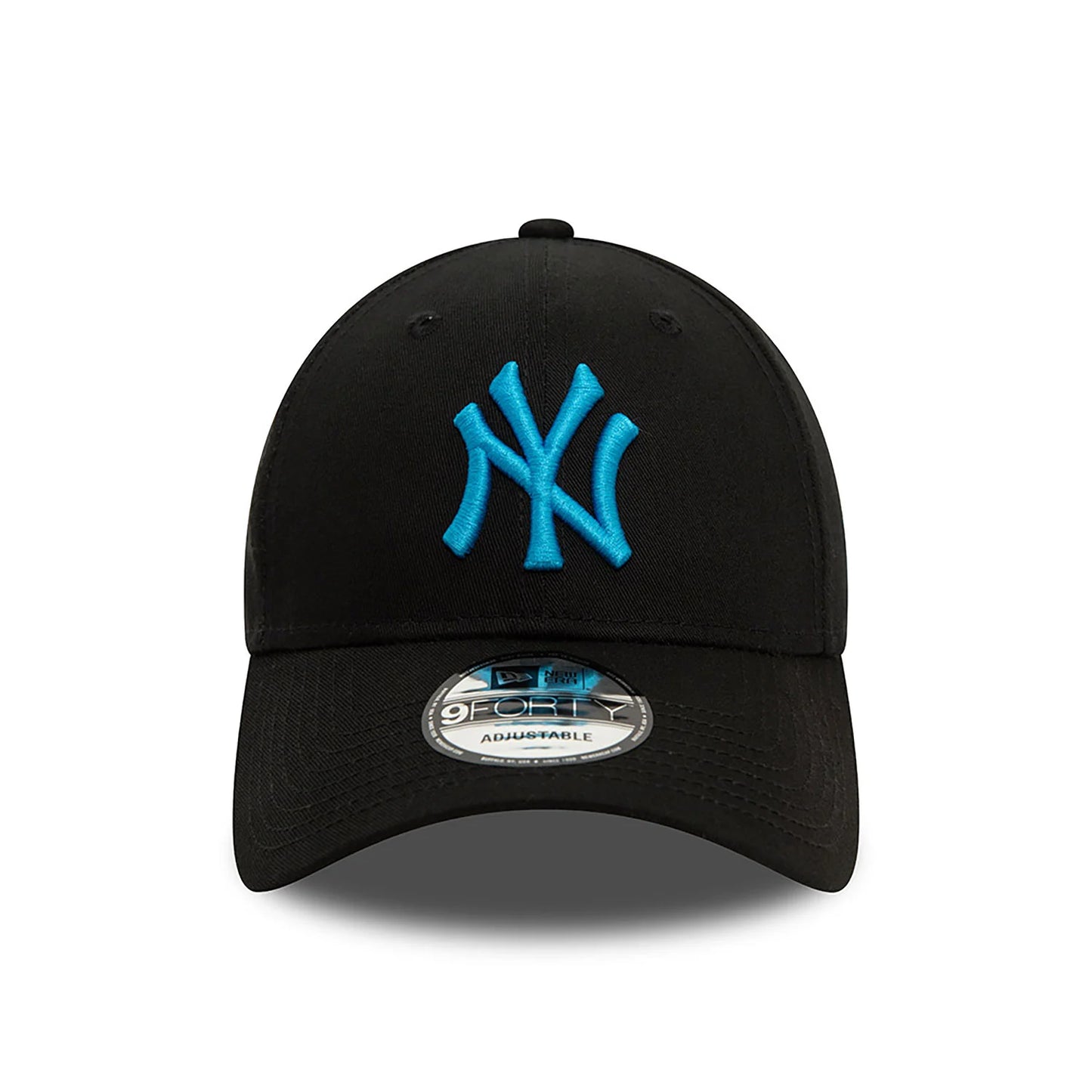 New Era New York Yankees League Essential Black 9FORTY Adjustable Cap - Cap On