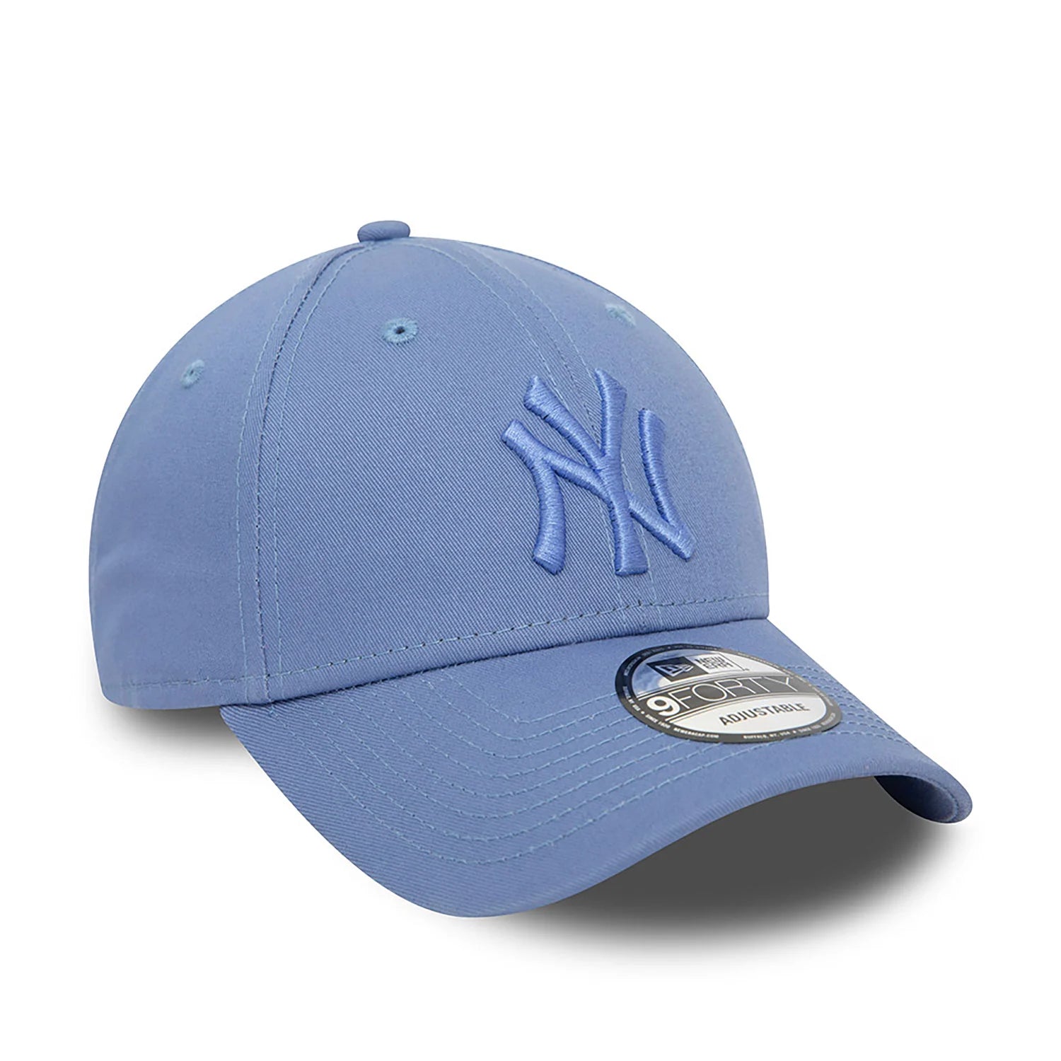 New Era New York Yankees League Essential Blue 9FORTY Adjustable Cap - Cap On