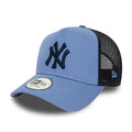 New Era New York Yankees League Essential Blue Trucker Cap - Cap On