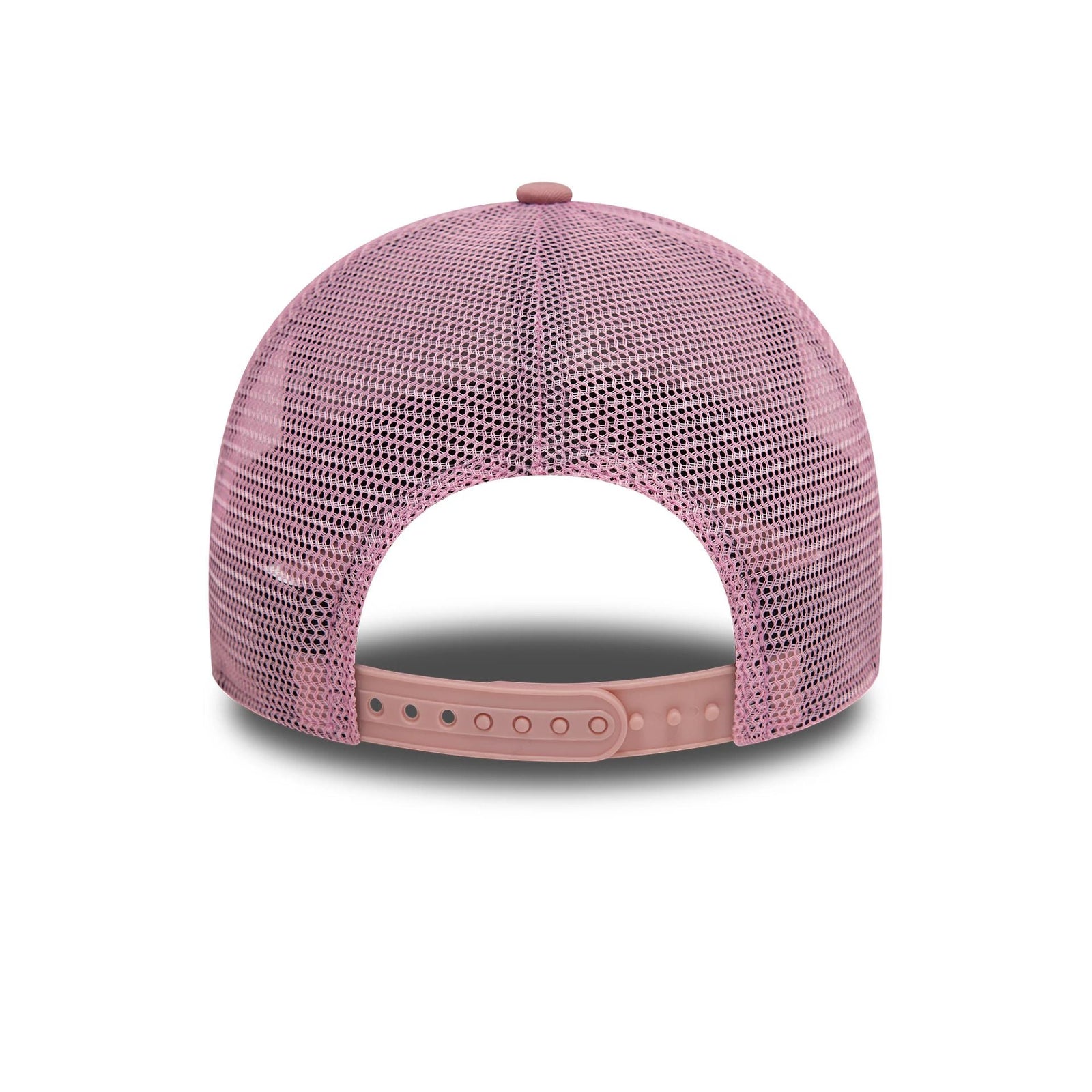 New Era New York Yankees League Essential Dark Pink 9FORTY A-Frame Trucker Adjustable Cap - Cap On
