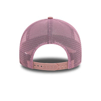 New Era New York Yankees League Essential Dark Pink 9FORTY A-Frame Trucker Adjustable Cap - Cap On