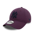 New Era New York Yankees League Essential Dark Purple 9TWENTY Adjustable Cap - Cap On