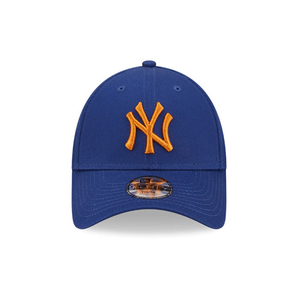 New Era New York Yankees League Essential Kids Blue 9FORTY Adjustable Cap - Cap On